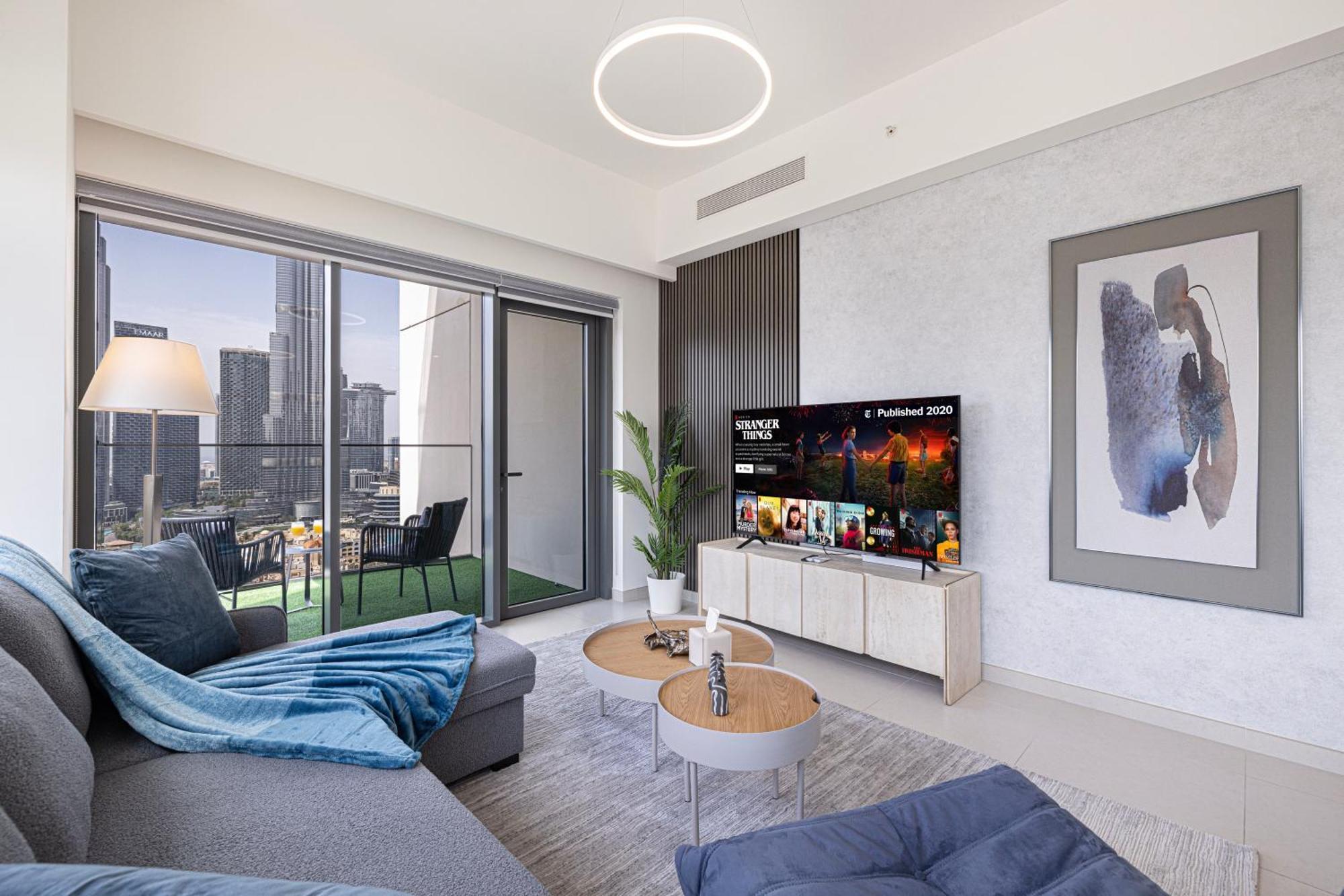 Smartstay At Burj Royale - Full Burj Khalifa View - Brand New Luxury Apartments Dubai Exteriör bild